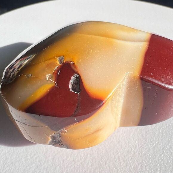 Mookaite Jasper Crystal Heart (#10) - Picture 3 of 9